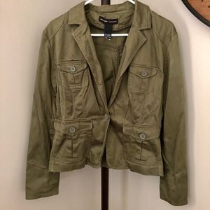 New York & Co. Army Green Jacket Blazer